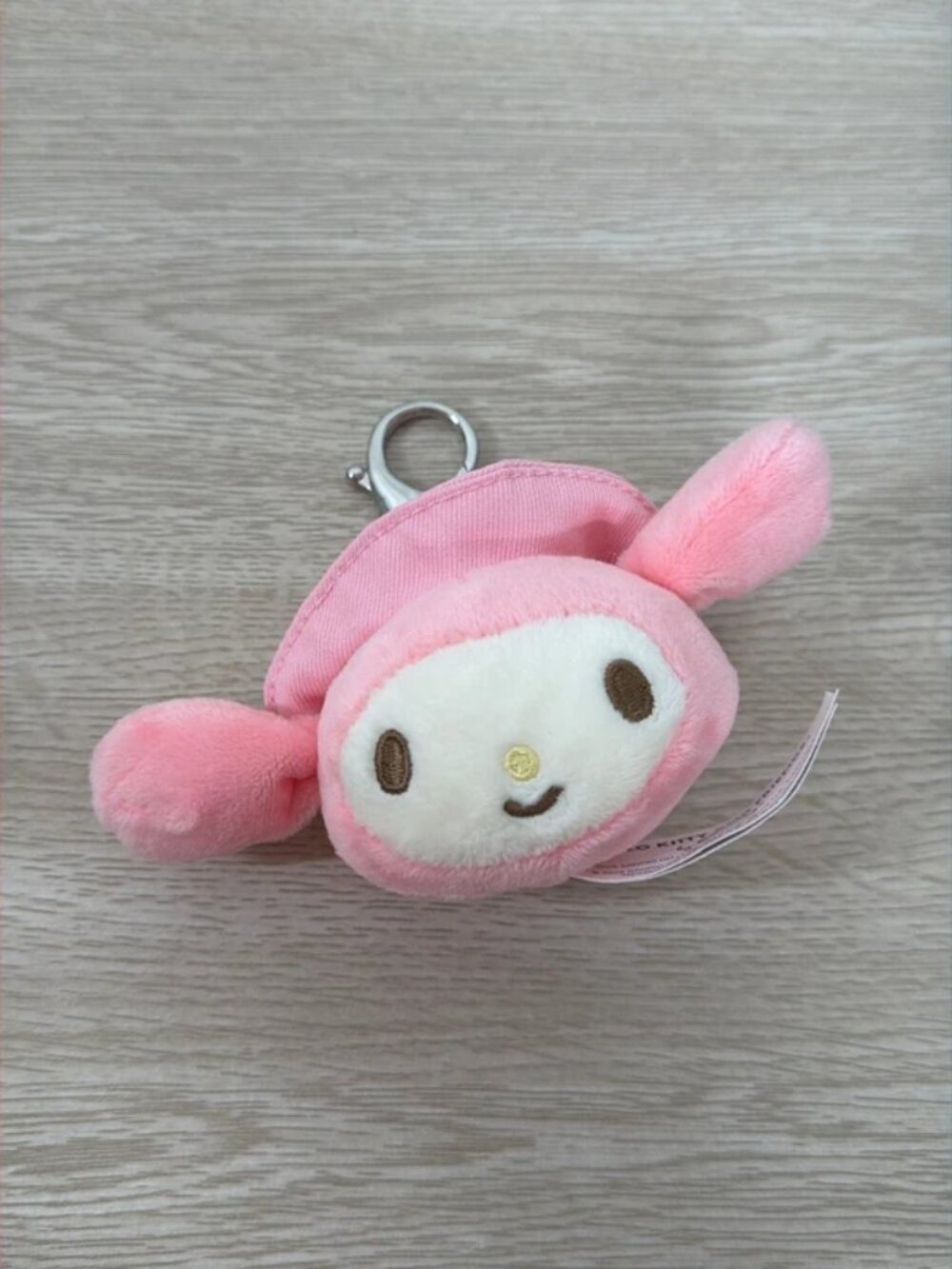 Sanrio My Melody Pink Plush Bag Charm Keychain 🎀